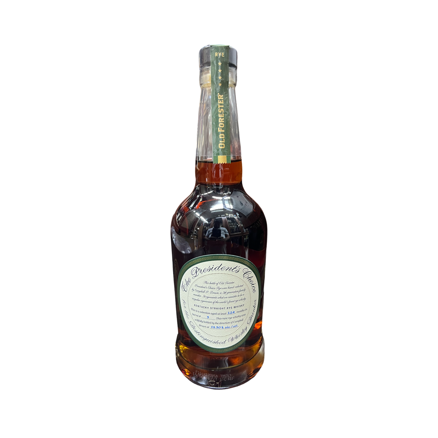 Old Forester The President's Choice Rye Whiskey