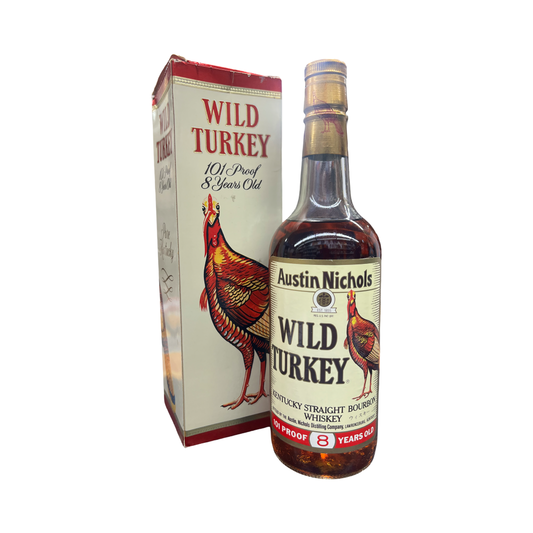 1989 Wild Turkey 8 Year Old Kentucky Straight Bourbon Whiskey 750ml