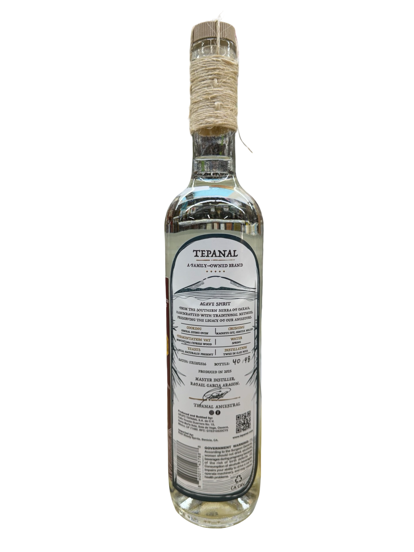 Tepanal Ancestral Agave Spirit Arroqueño • Tobalá • Espadín– El Cerrito Liquor Exclusive Selection
