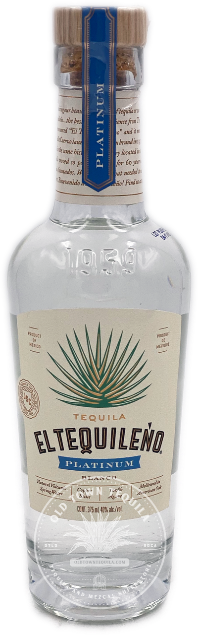 El Tequileno Platino Platinum Tequila 375ml