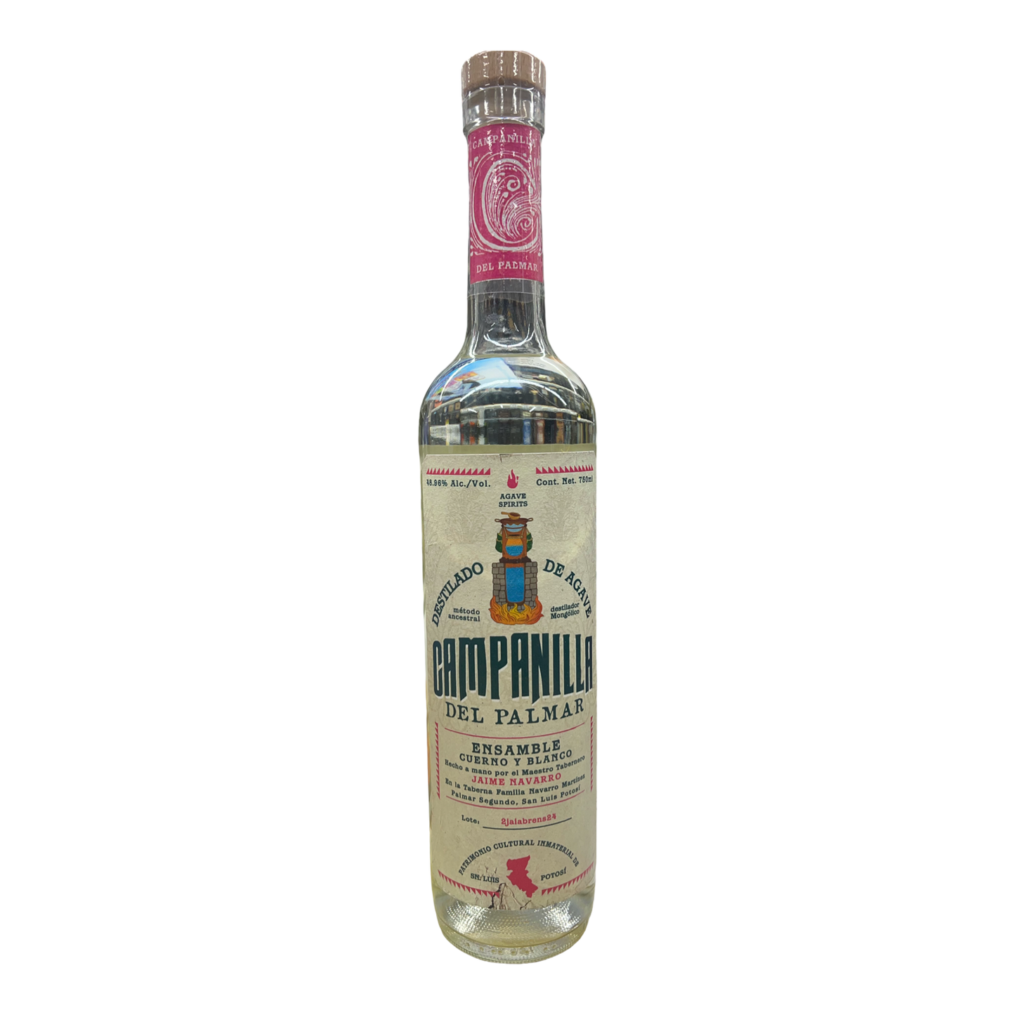 Campanilla Del Palmar Ensamble Cuerno Y Blanco Jaime Navarro Mezcal (48.96%abv)
