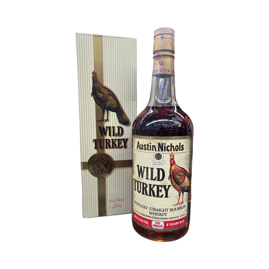 1991 Wild Turkey 8 Year Old Kentucky Straight Bourbon Whiskey 1Lt