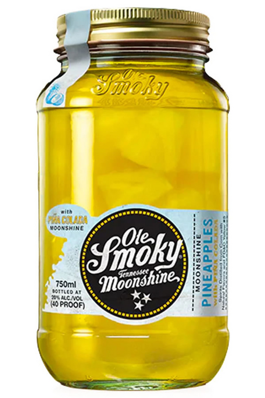 Ole Smoky Pineapples with Pina Colada Moonshine 750ml