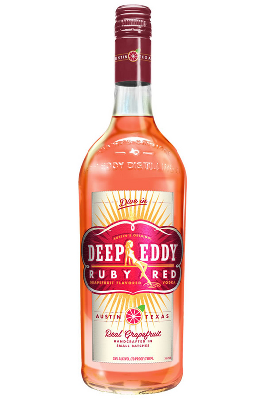 Deep Eddy Ruby Red Real Grapefruit Vodka 750ml