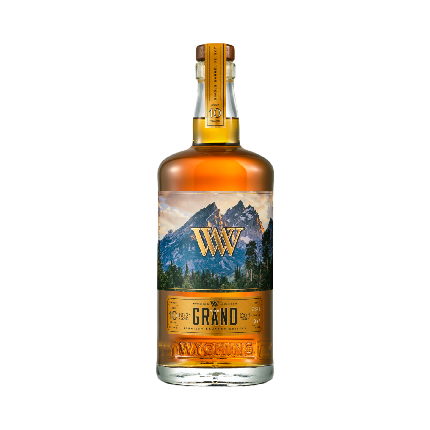 Wyoming The Grand Barrel Straight Bourbon Whiskey Barrel No.2641 Aged 10 Years