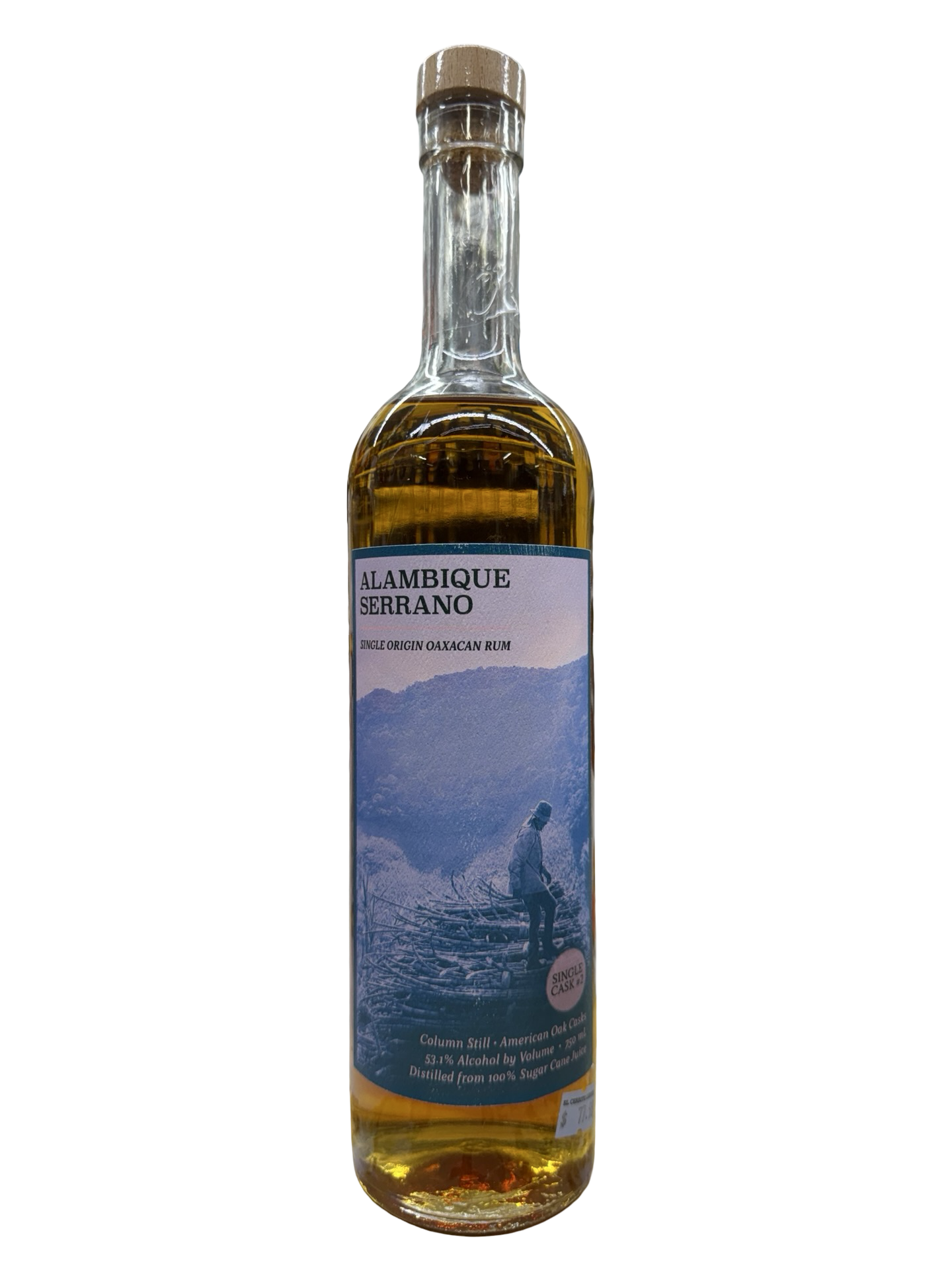 Alambique Serrano Single Cask #2 — Single Origin Oaxacan Rum 53.1%ABV