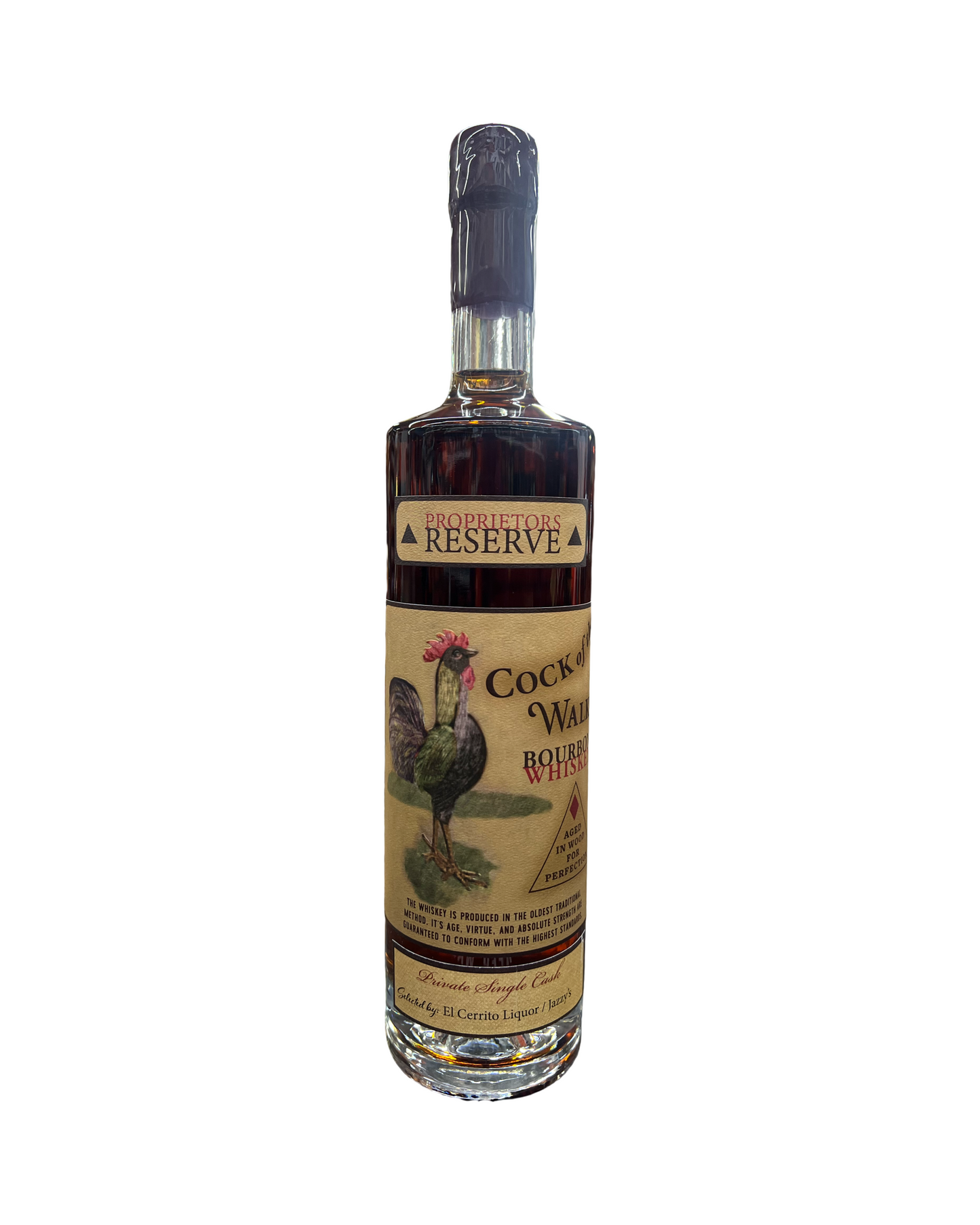 Cock of the Walk Proprietors Reserve Wheated Single Barrel El Cerrito Liquor Store Pick Bourbon Whiskey