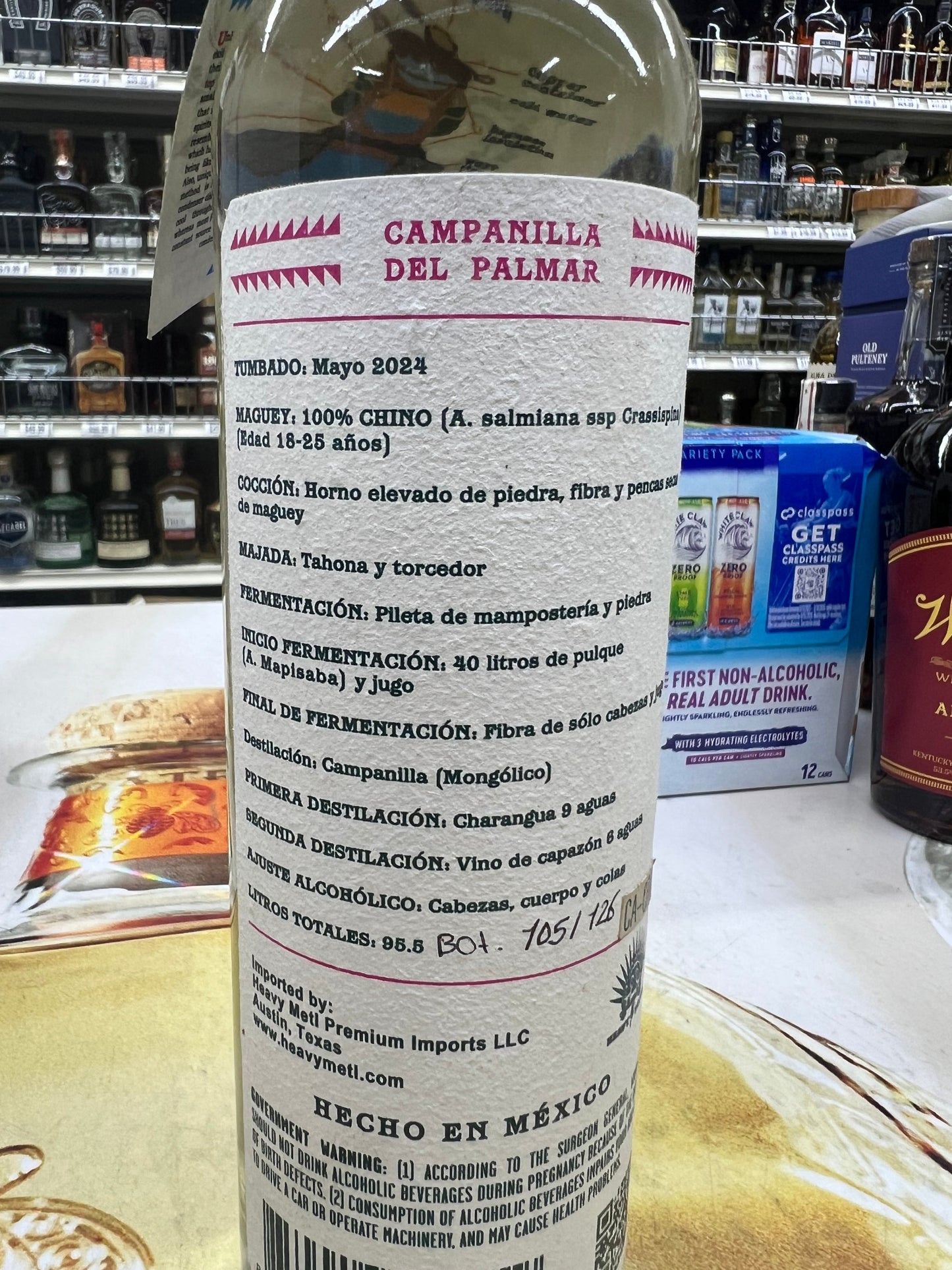 Campanilla Del Palmar Maguey Chino Jaime Navarro Mezcal (47.69%abv)