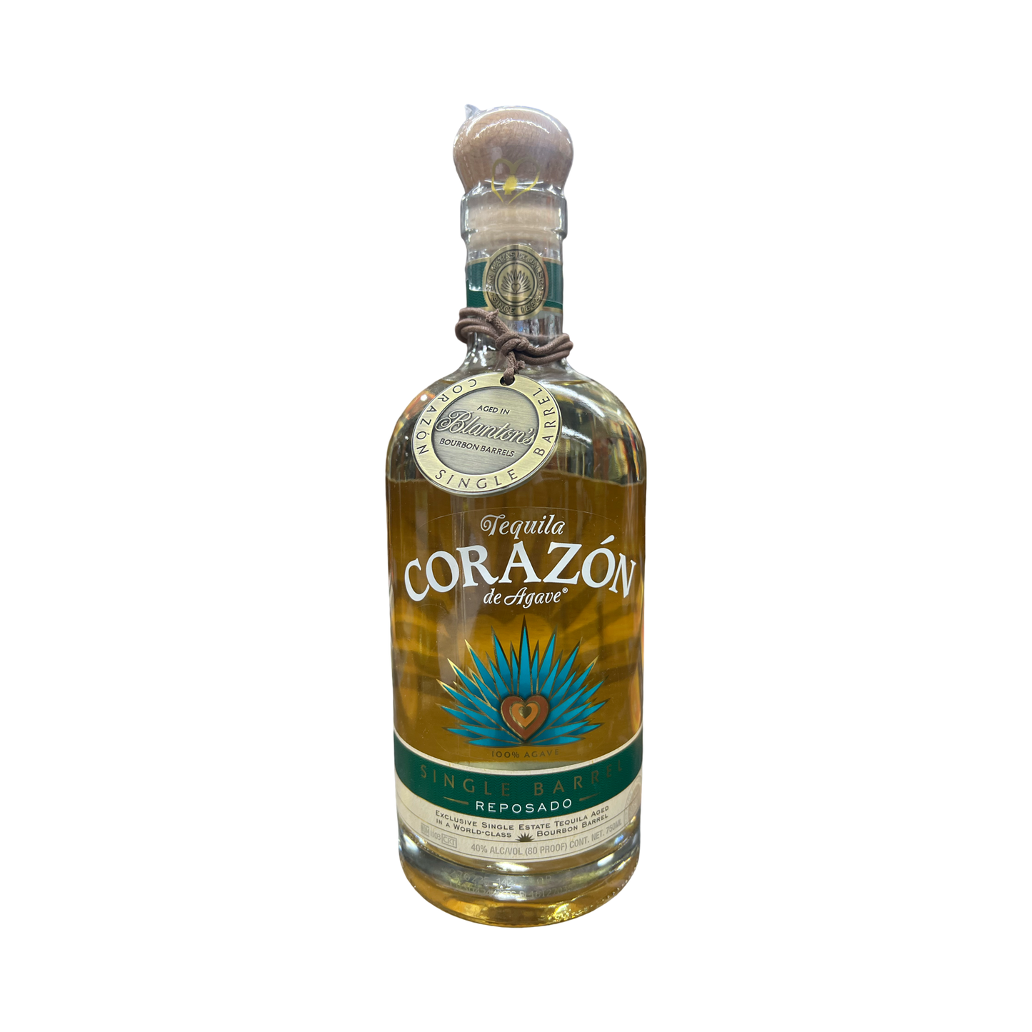 Corazon Tequila Single Barrel Aged in Blantion’s Bourbon Barrels Barrel Select Reposado (Waldorf Astoria Monarch Beach) 750ML