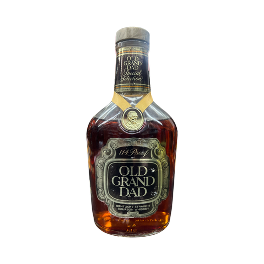 1980 Old Grand Dad 114 Barrel Proof Kentucky Straight Bourbon Whiskey Lot No.3
