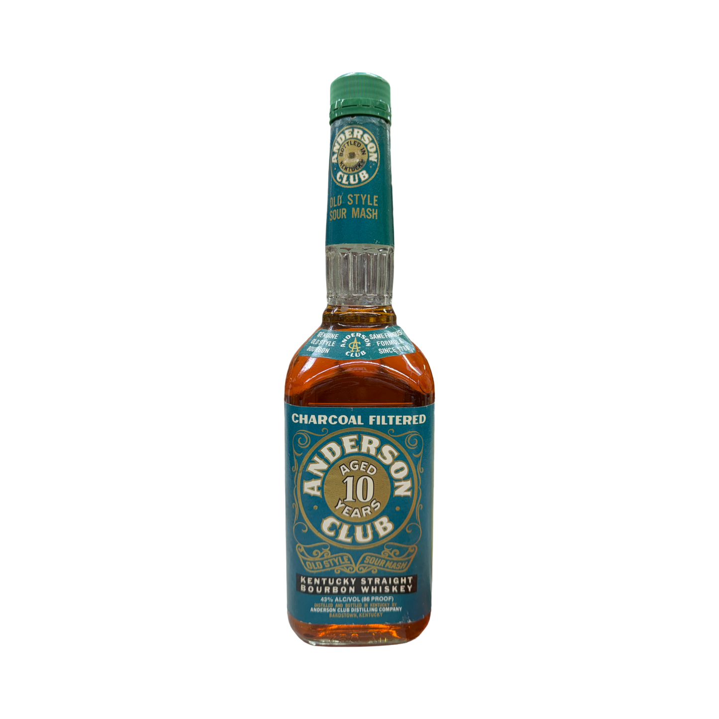 Anderson Club 10 Year Old Kentucky Straight Bourbon Whiskey 750ml