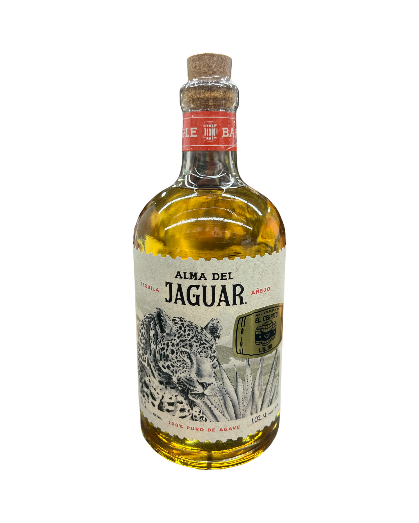 Alma Del Jaguar High Proof Single Barrel EL Cerrito Liquor Store Pick Exclusive Anejo Tequila