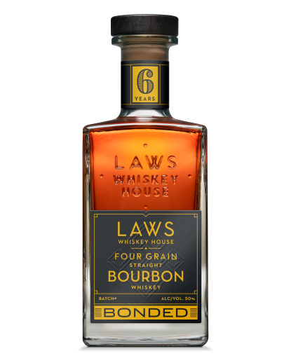 A.D. Laws Four Grain Bottled In Bond Straight Bourbon Whiskey 750ml