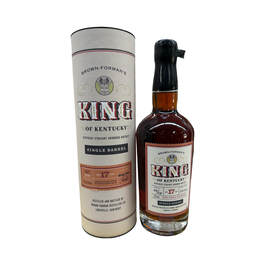 2025 Brown Formans King of Kentucky Single Barrel 17 Year Old 130 Proof Short Barrel #58 Kentucky Straight Bourbon Whiskey