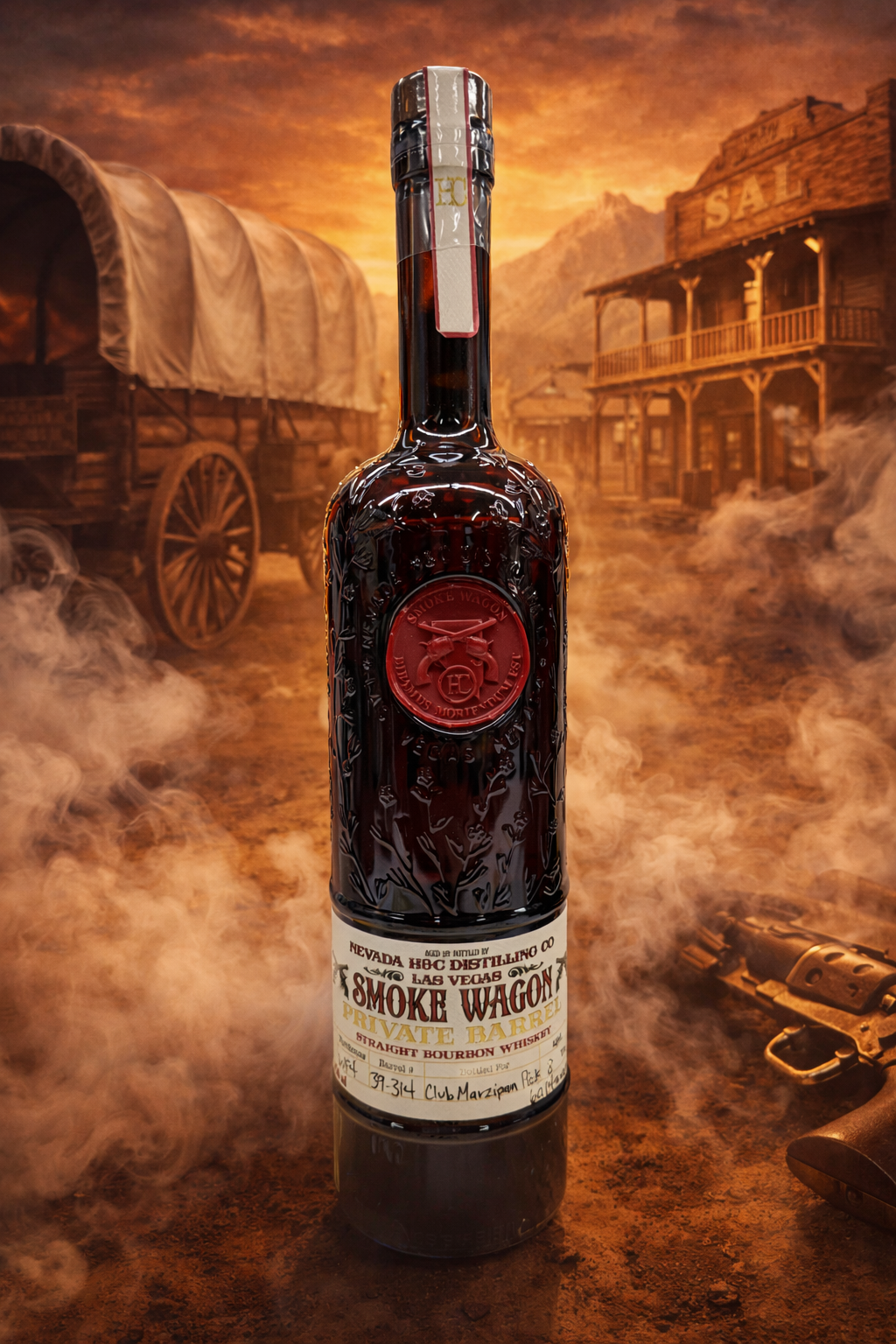 Smoke Wagon 8 Year Old Club Marzipan Pick Private Barrel Straight Bourbon Whiskey