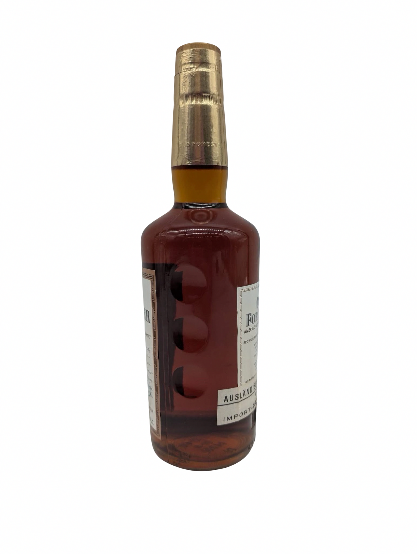 1968 Old Forester Kentucky Straight Bourbon Whiskey Export bottling