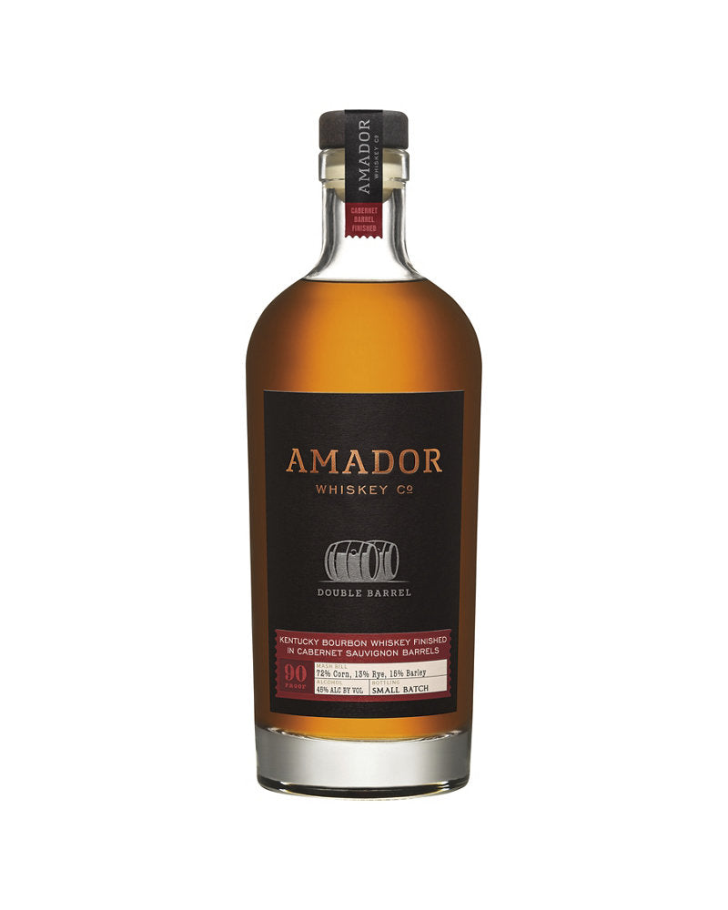 Amador Whiskey Co. Double Barrel Cabernet Sauvignon Cask Finish Kentucky Bourbon Whiskey 750ml