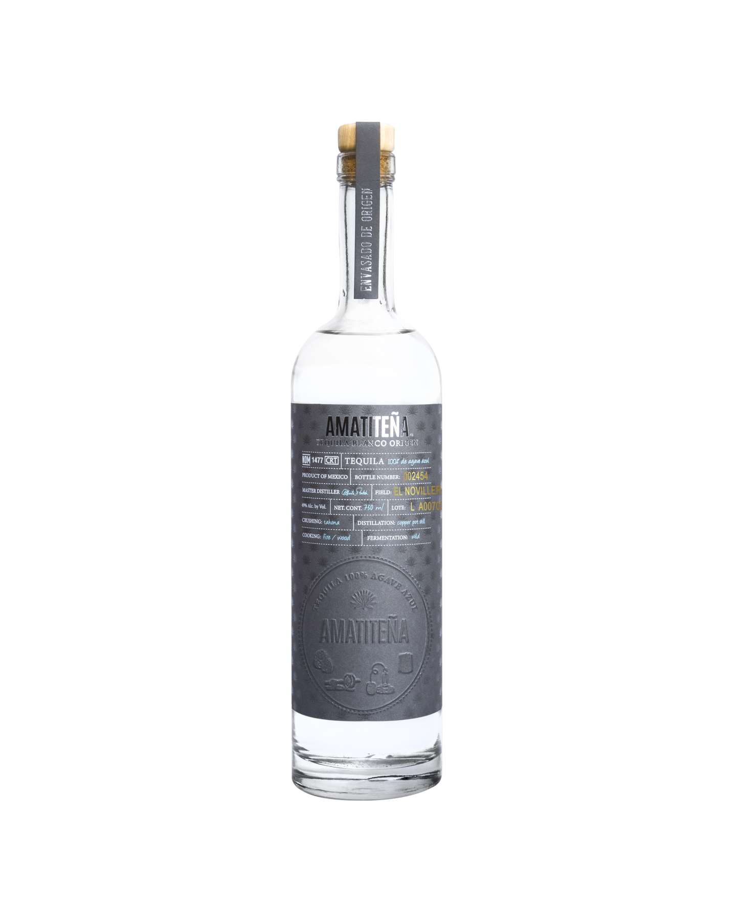 Amatitena Origen Blanco Tequila 750ml