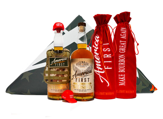 America First Bourbon Whiskey 2-Pack Bundle Set