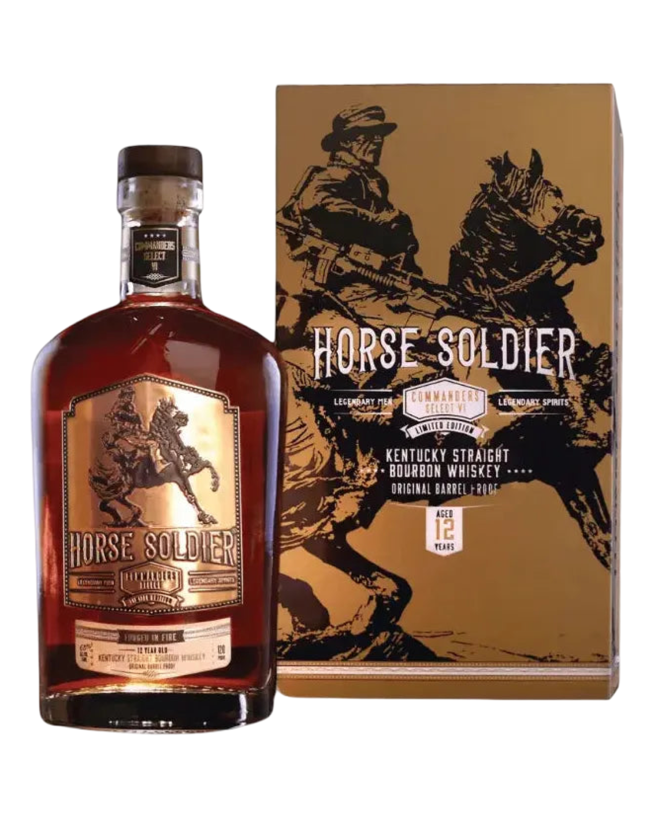 American Freedom Commanders Select VI Horse Soldier 12 Year Old Limited Edition Bourbon Whiskey 750ml