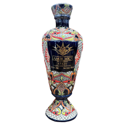 Amor Mio Ceramic Anejo Tequila 750ml