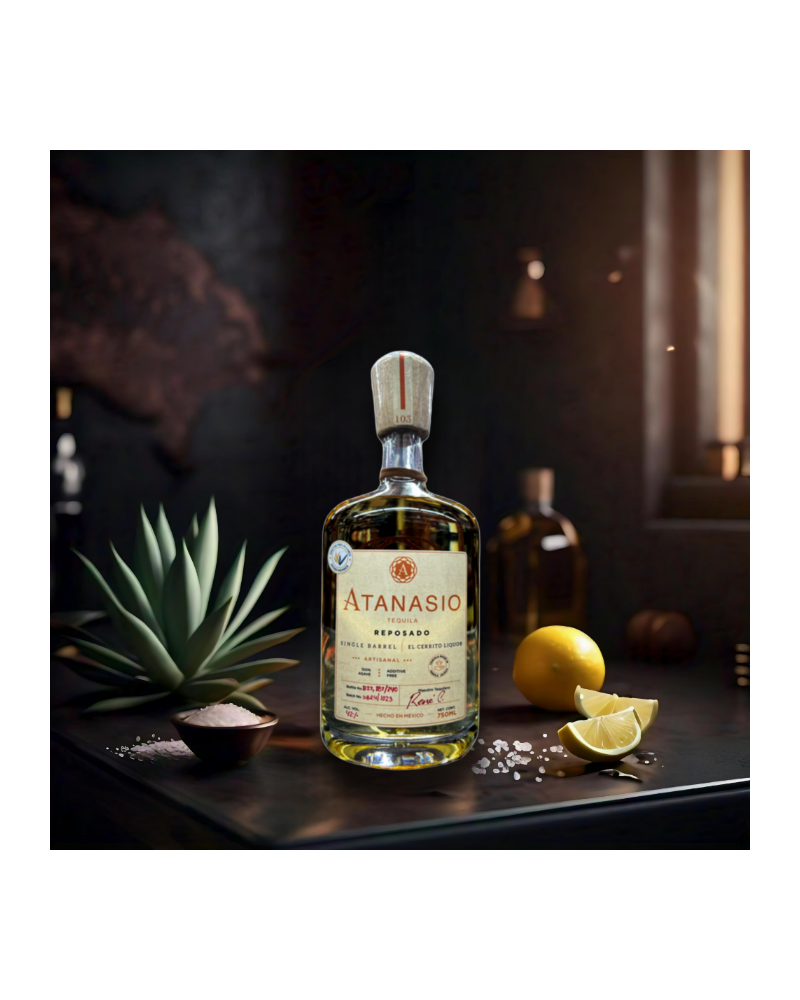 Atanasio Single Barrel El Cerrito Liquor Store Pick Reposado Tequila 750ml
