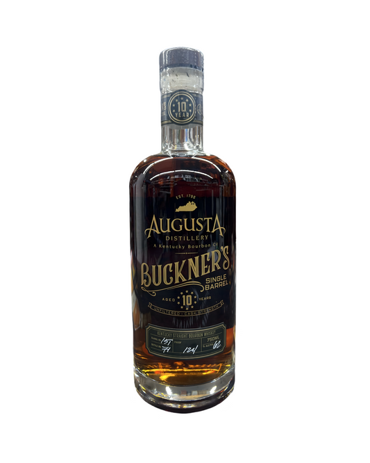 Augusta Distillery 10 Year Old Buckner's Unfiltered Cask Strength EL Cerrito Liquor Exclusive Single Barrel Kentucky Straight Bourbon Whiskey 750ml - Clearance Sale