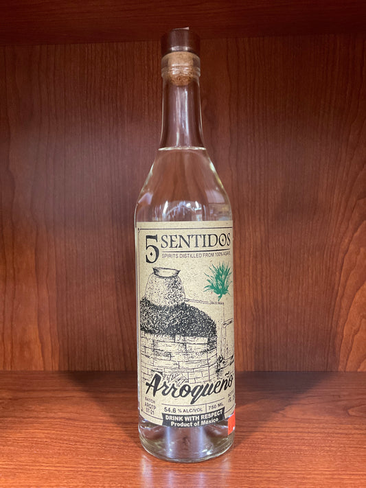 5 Sentidos Arroqueno Agave Spirit 109.2 Proof