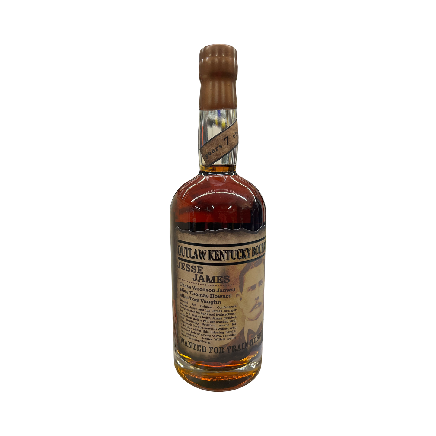 Outlaw Jesse James Bourbon 7 Year old by Preservation Distiller 750ml