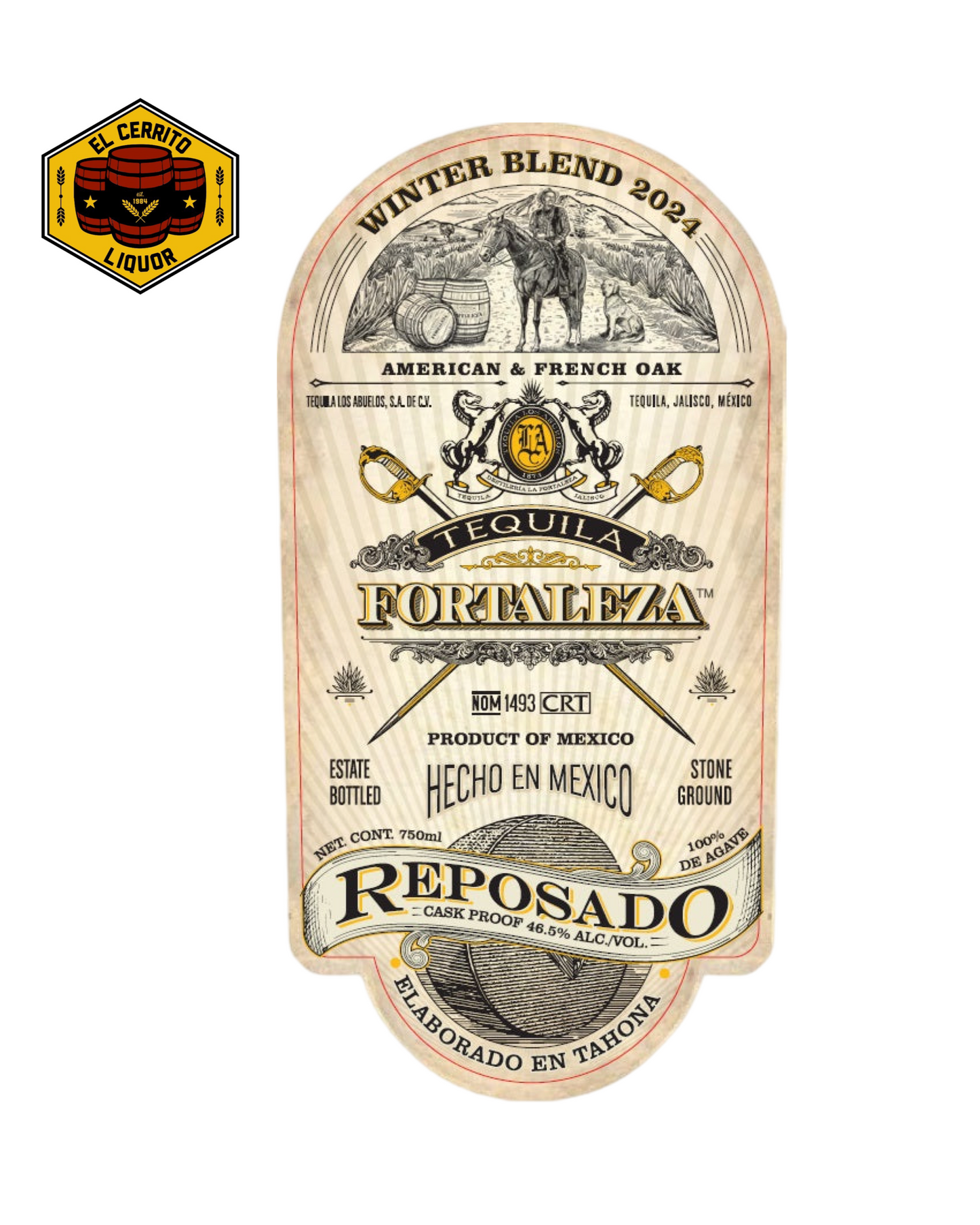 2024 Fortaleza Winter Blend Reposado Tequila 700ml