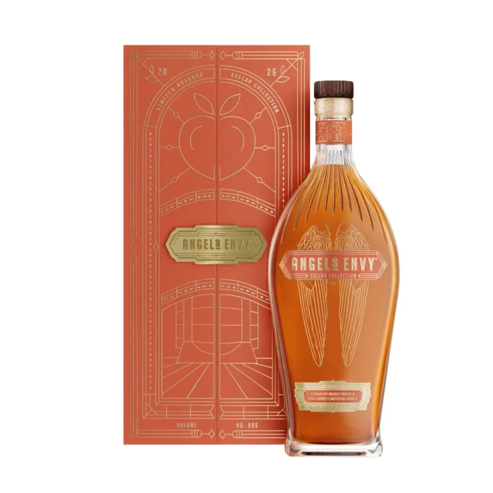 Angel's Envy Cellar Collection 2026 Peach Brandy Cask Finished Rye