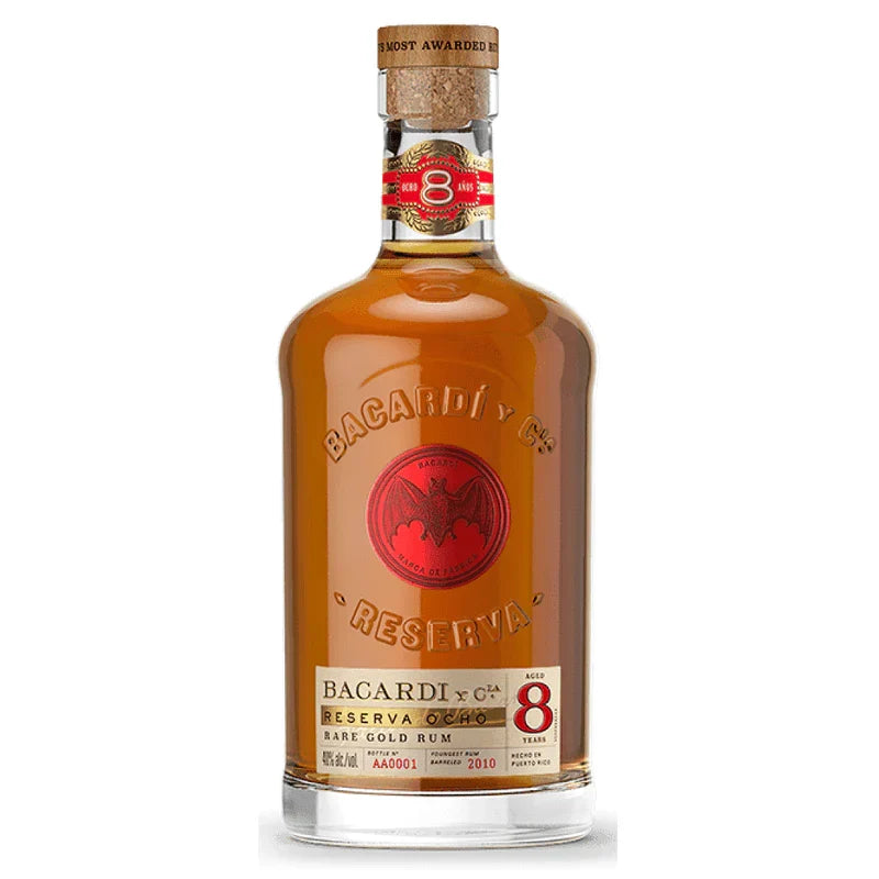 Bacardi Reserva Ocho 8 Year Old Rare Gold Rum 750ml