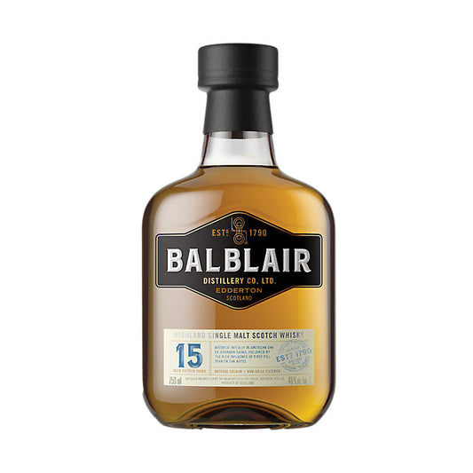 Balblair 15 Year Old Single Malt Scotch Whisky 750ml