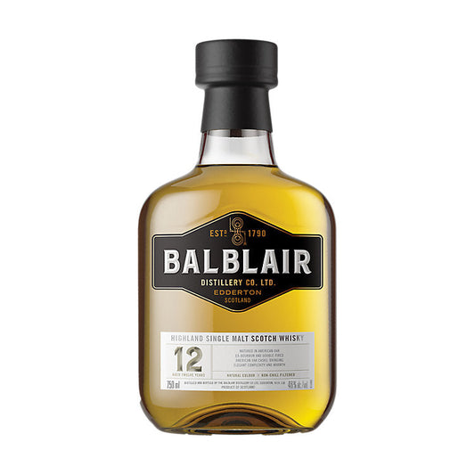 Balblair 12 Year Old Single Malt Scotch Whisky 750ml