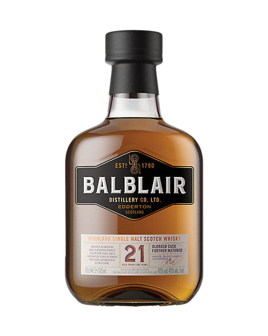 Balblair 21 Year Old Single Malt Scotch Whisky 750ml