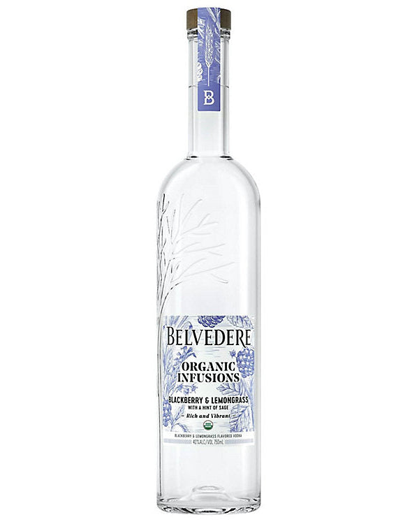 Belvedere Organic Infusions Blackberry & Lemongrass Vodka 750ml