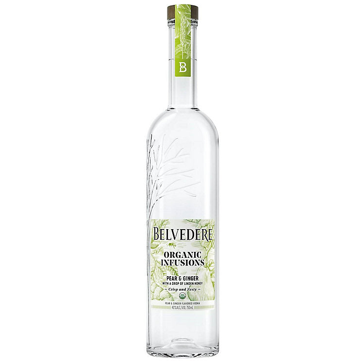Belvedere Organic Infusions Pear & Ginger Vodka 750ml