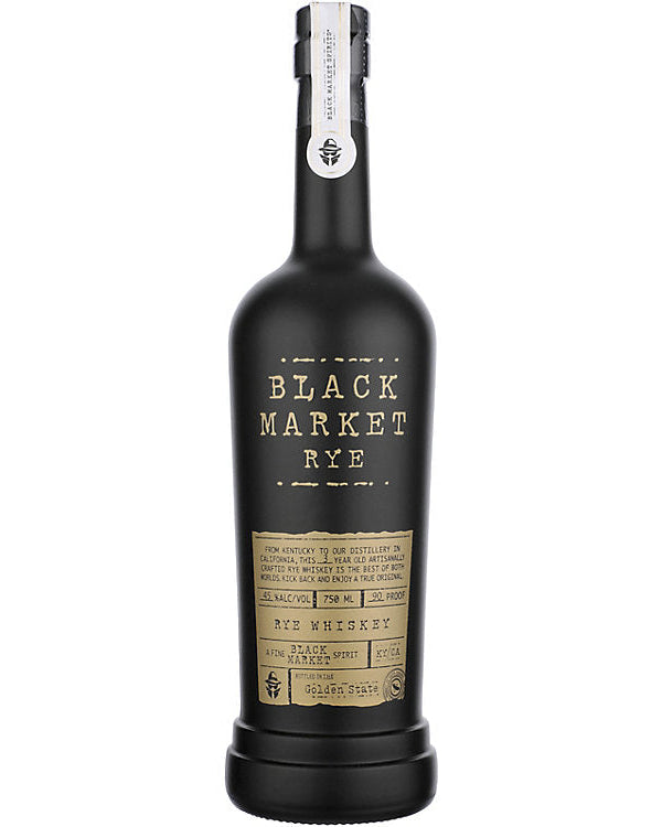 Black Market Spirits 3 Year Old Rye Whiskey 750ml