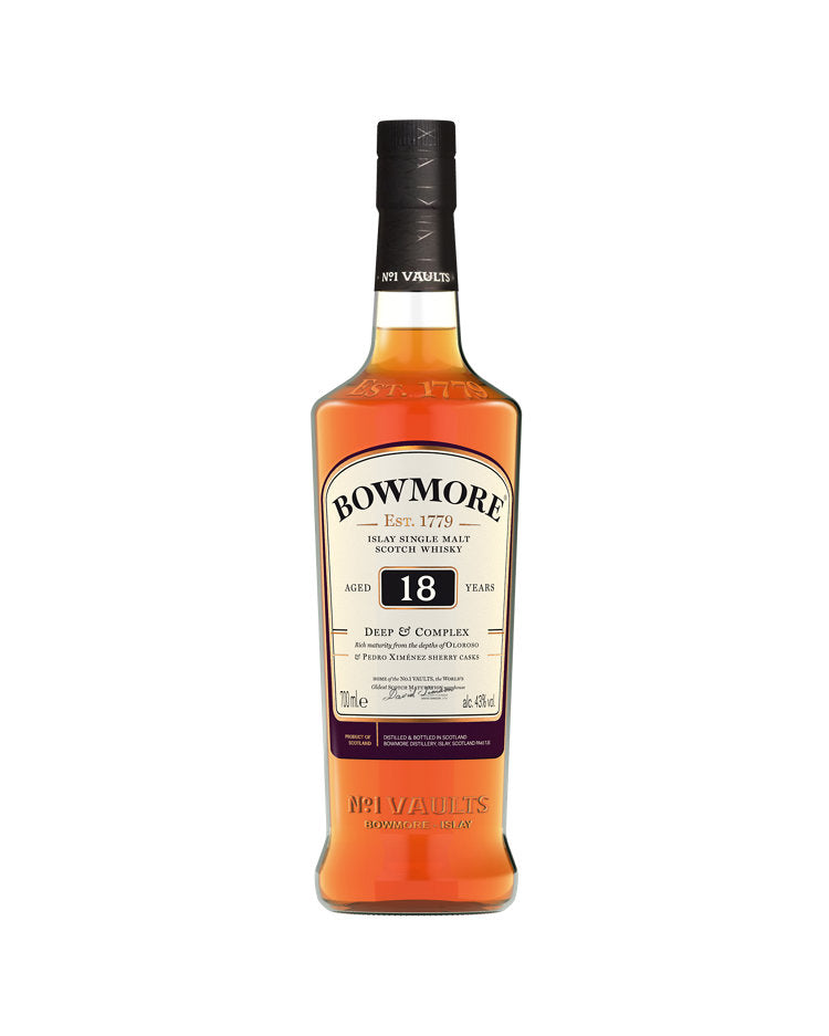 Bowmore 18 Year Old Single Malt Scotch Whisky 750ml