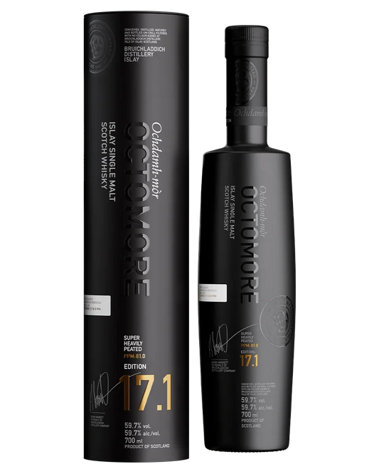 Bruichladdich Octomore 17.1 Edition Super Heavily Peated Islay Single Malt Scotch Whisky