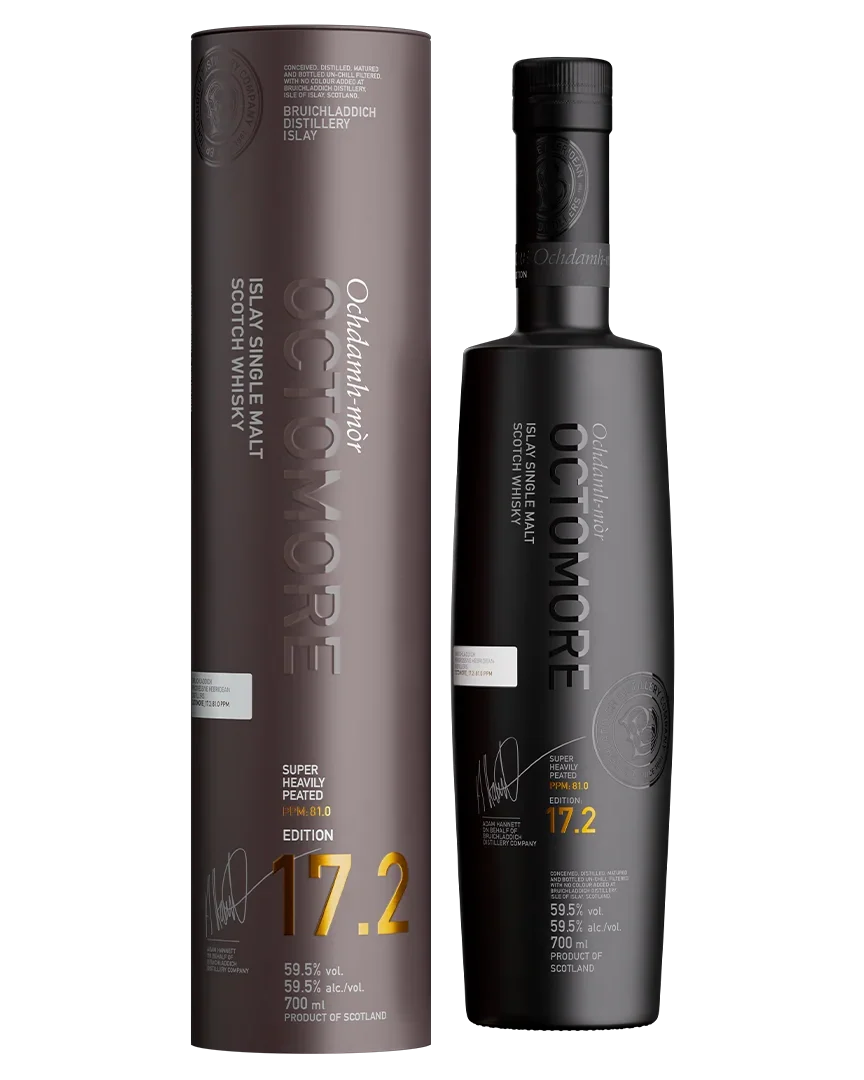 Bruichladdich Octomore 17.2 Edition Super Heavily Peated Islay Single Malt Scotch Whisky