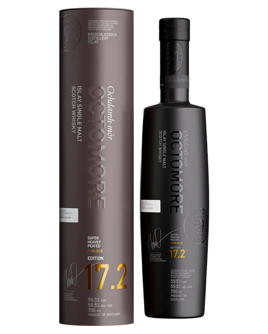 Bruichladdich Octomore 17.2 Edition Super Heavily Peated Islay Single Malt Scotch Whisky