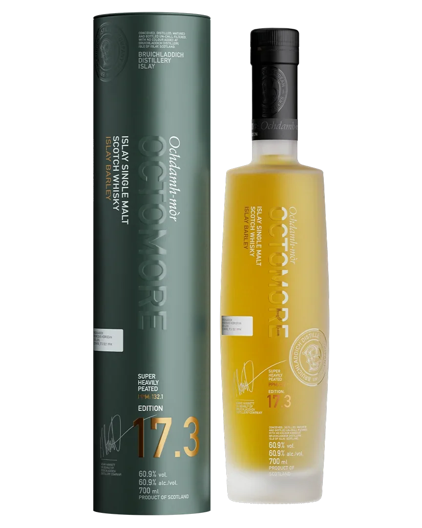 Bruichladdich Octomore 17.3 Edition Super Heavily Peated Islay Single Malt Scotch Whisky