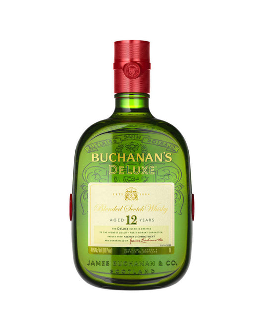 Buchanan's De Luxe 12 Year Old Blended Scotch Whisky 1Lt