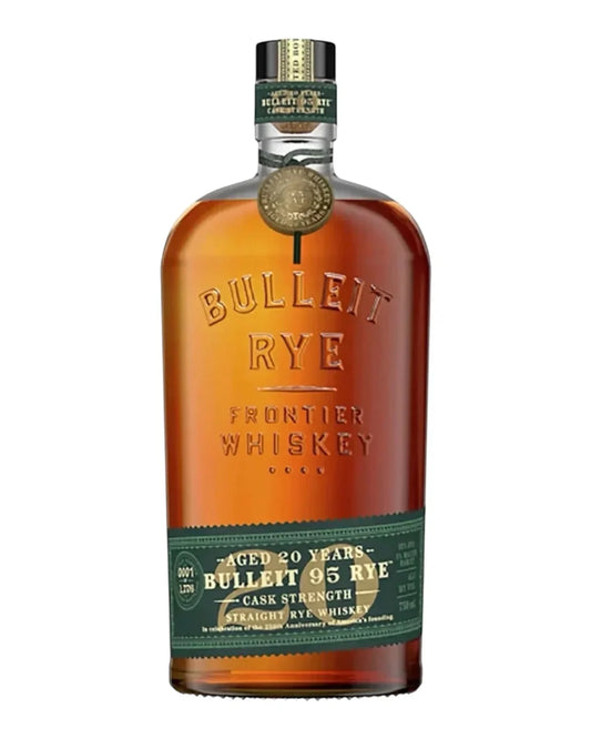 Bulleit 20 Year Old Cask Strength Straight Rye Whiskey 750ml