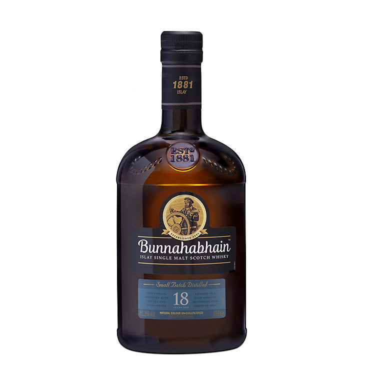 Bunnahabhain 18 Year Old Single Malt Scotch Whisky 750ml