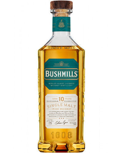 Bushmills 10 Year Old Single Malt Irish Whiskey 750ml