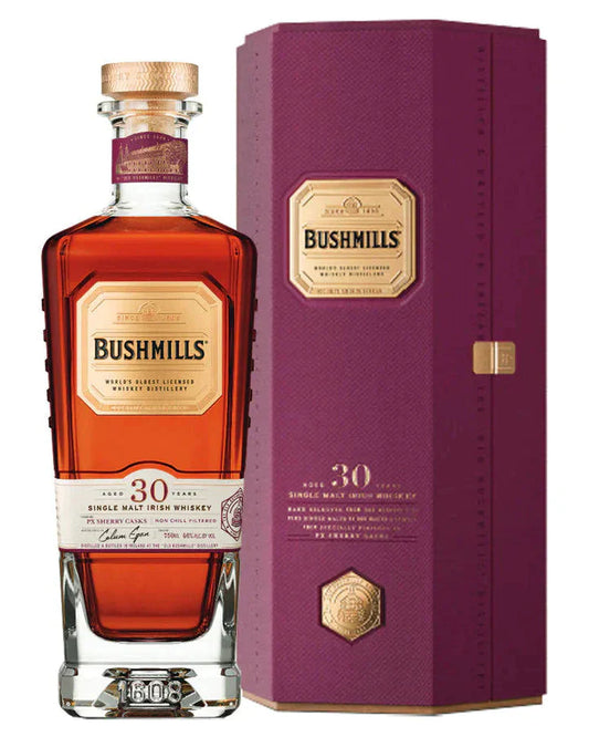Bushmills 30 Year Old PX Sherry Cask Single Malt Irish Whiskey 750ml