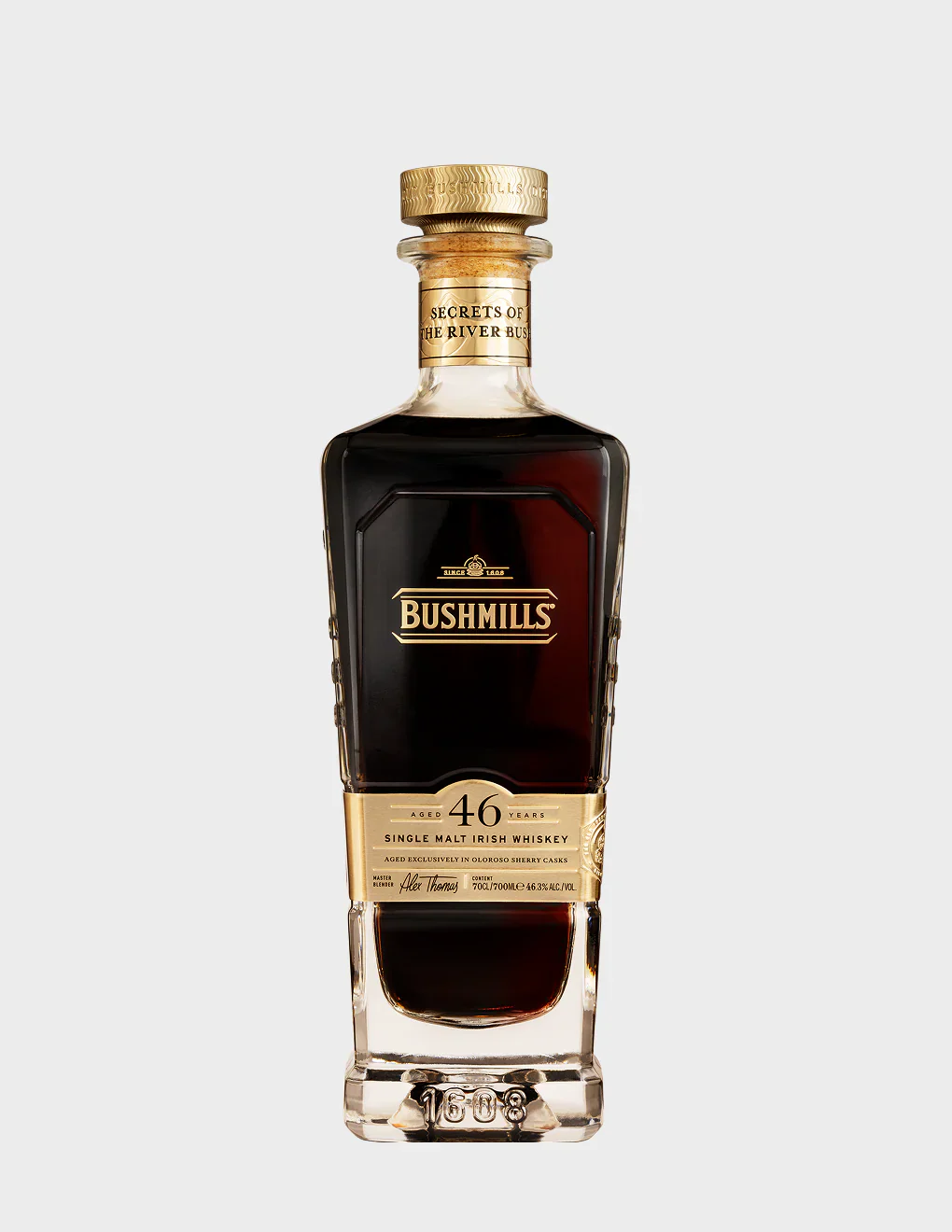 Bushmills Secrets Of The River Bush 46 Year Old Single Malt Irish Whisky 700ml