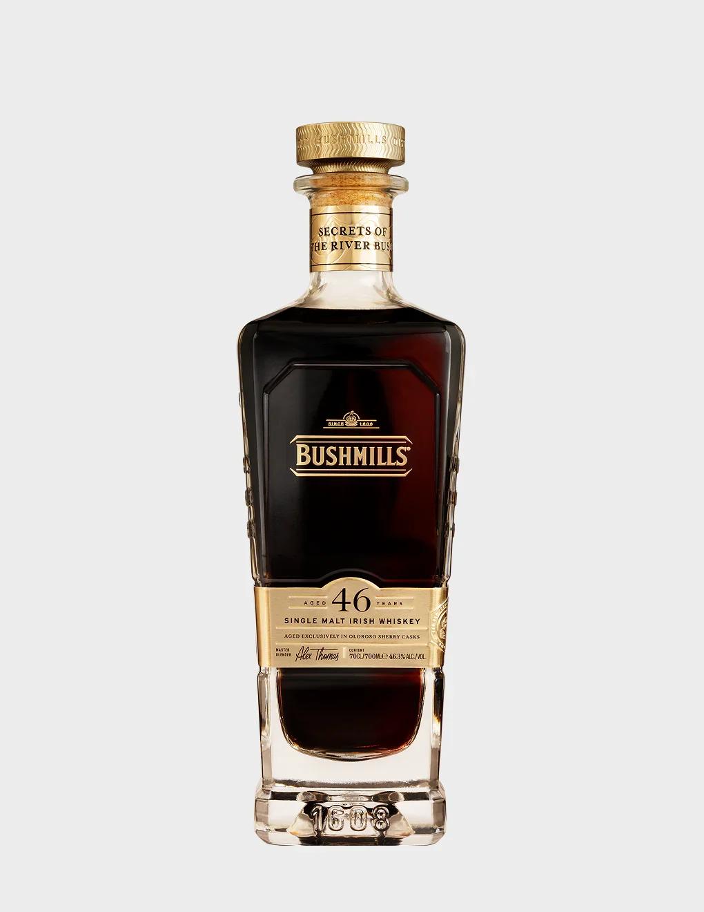 Bushmills Secrets Of The River Bush 46 Year Old Single Malt Irish Whisky 700ml